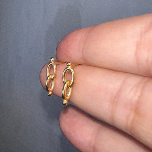 The Link Studs | Gold