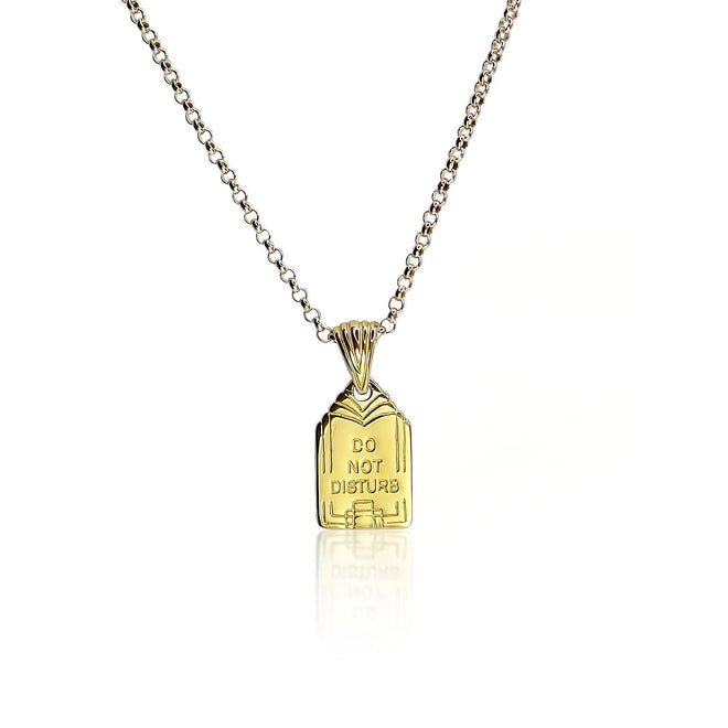 The Do Not Disturb Necklace | Gold