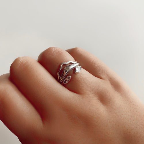 The Agnes Ring | Silver (Sizes 13-15 Remaining)