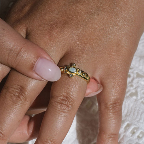The Opal Realm Ring | Gold (Size 5 Remaining)