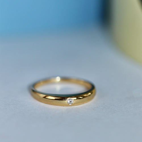 The Tiny Sparkle Ring | Gold