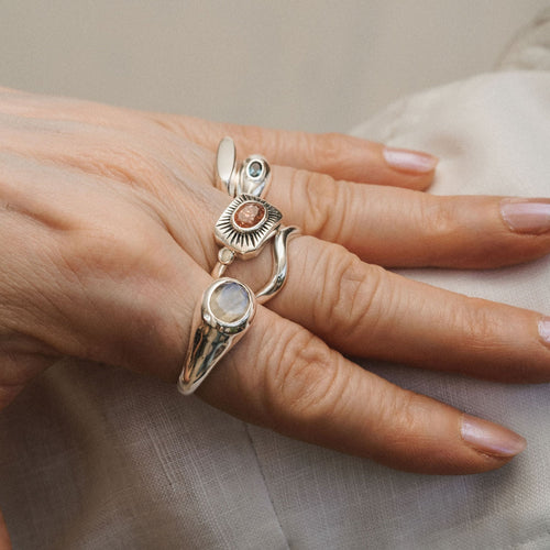 The Phases Ring | Silver