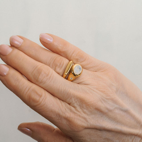 The Phases Ring | Gold