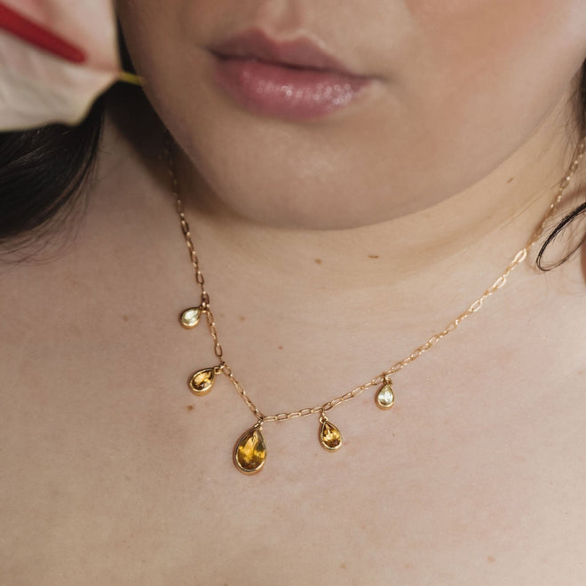 The Candlelight Necklace | Gold