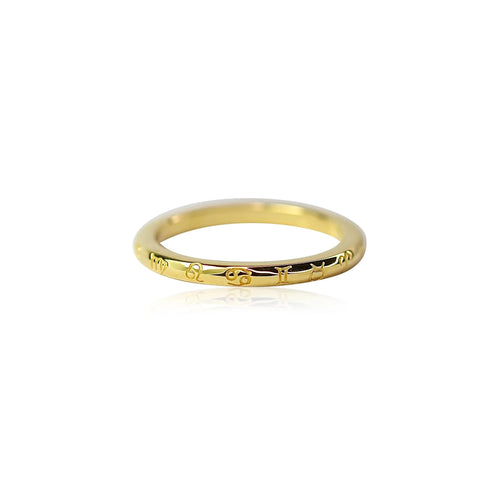 The Zodiac Ring | Gold