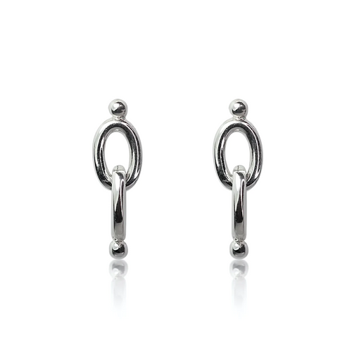 The Link Studs | Silver