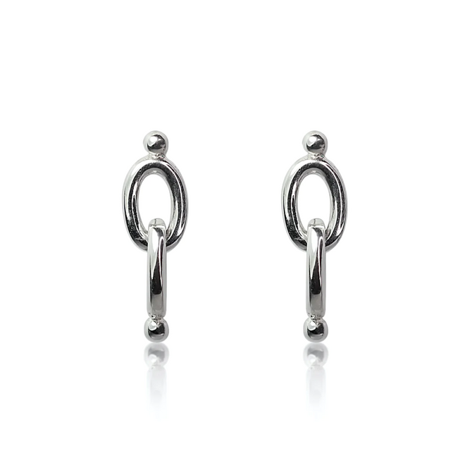 The Link Studs | Silver