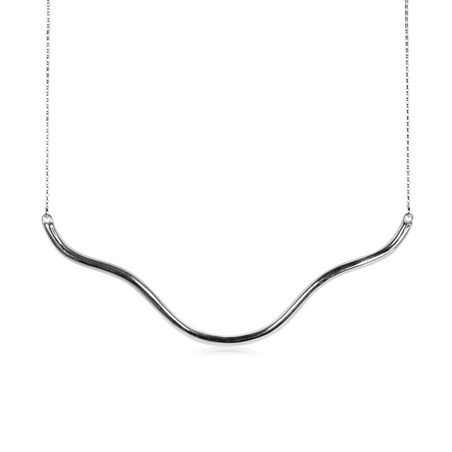 The Wiggle Necklace | Silver