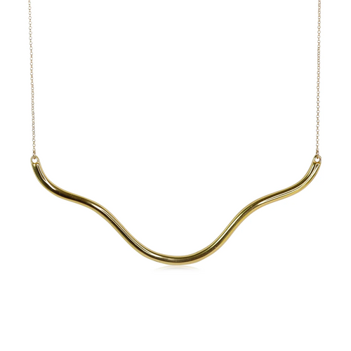 The Wiggle Necklace | Gold