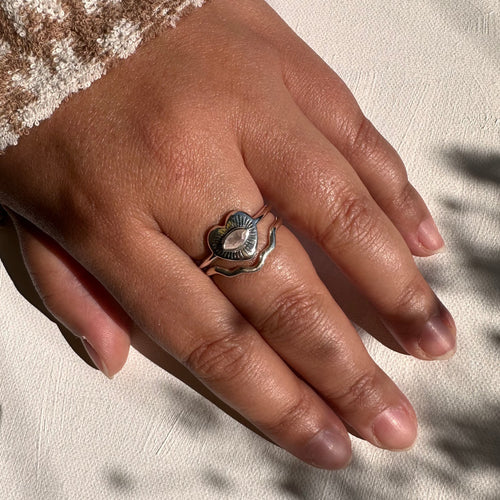 The Self Love Club Ring Silver Zaleska