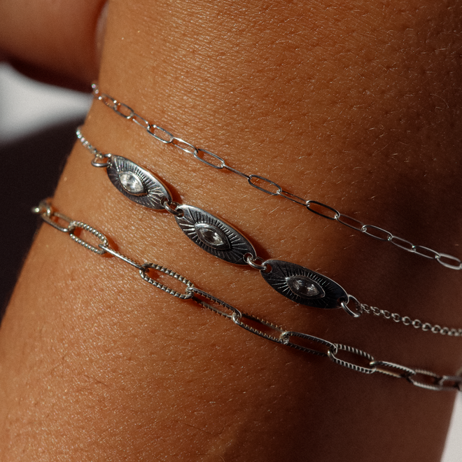 The Mercedes Bracelet | Silver