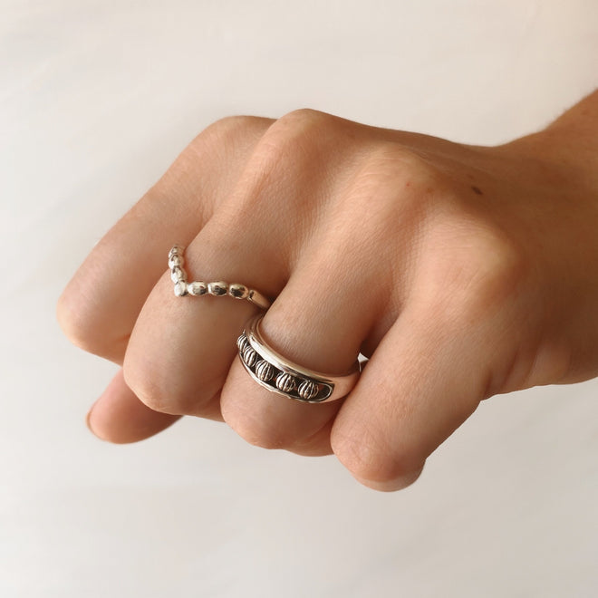 The Kali Ring | Silver (Size 4 Remaining)